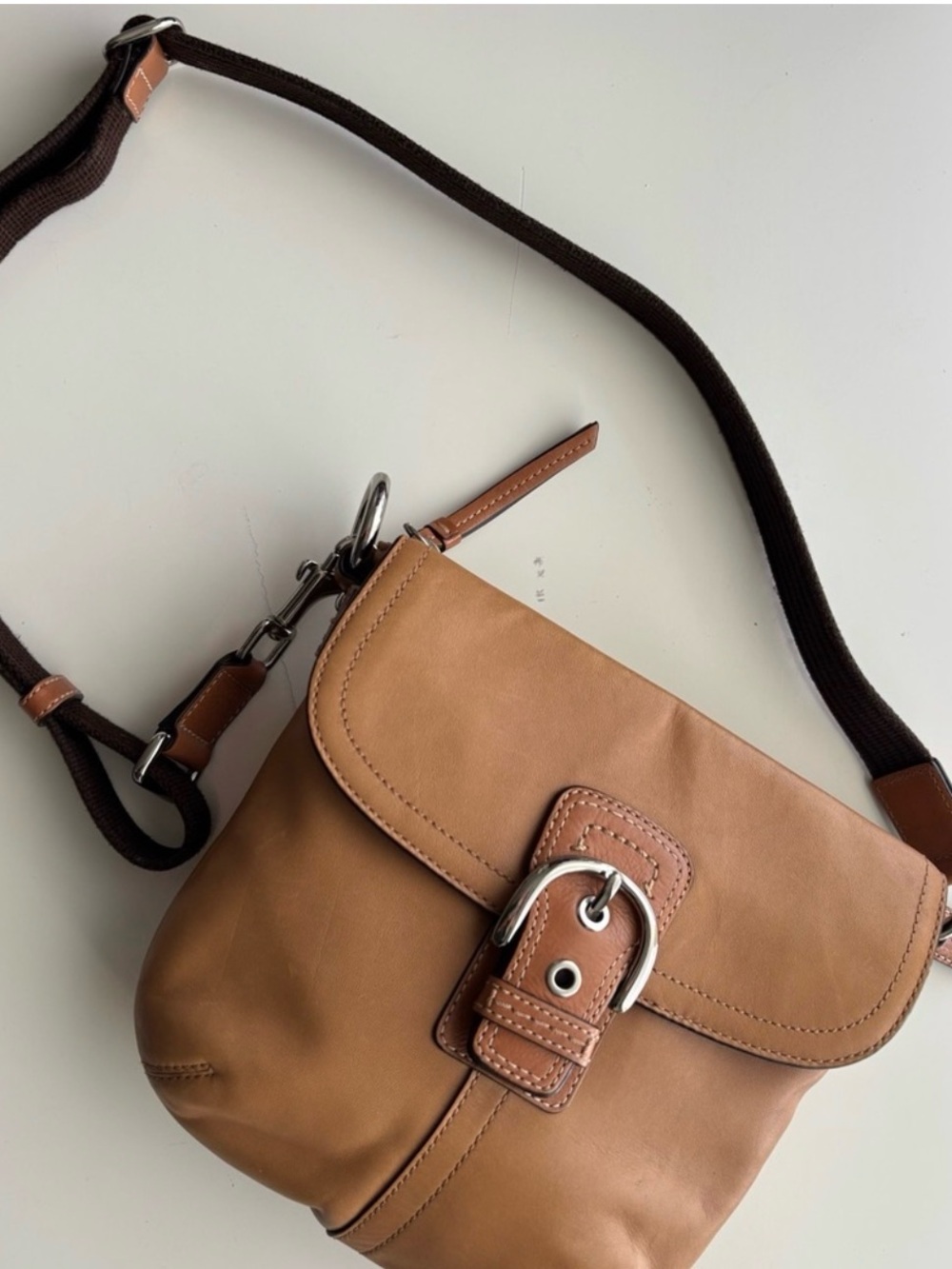 Vintage Coach Y2K Soho Leather Crossbody Bag
